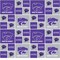 Sykel Enterprises-University of Kansas Cotton Fabric-Kansas Jayhawks Geometric Cotton Quilting Fabric